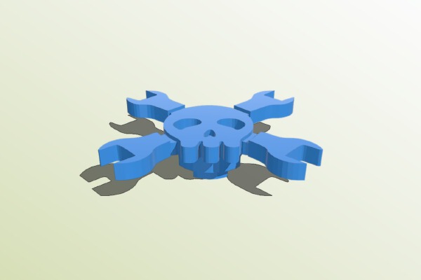 Cochlear Implant Transmitting Coil Art - Hack a Day | 3d print model