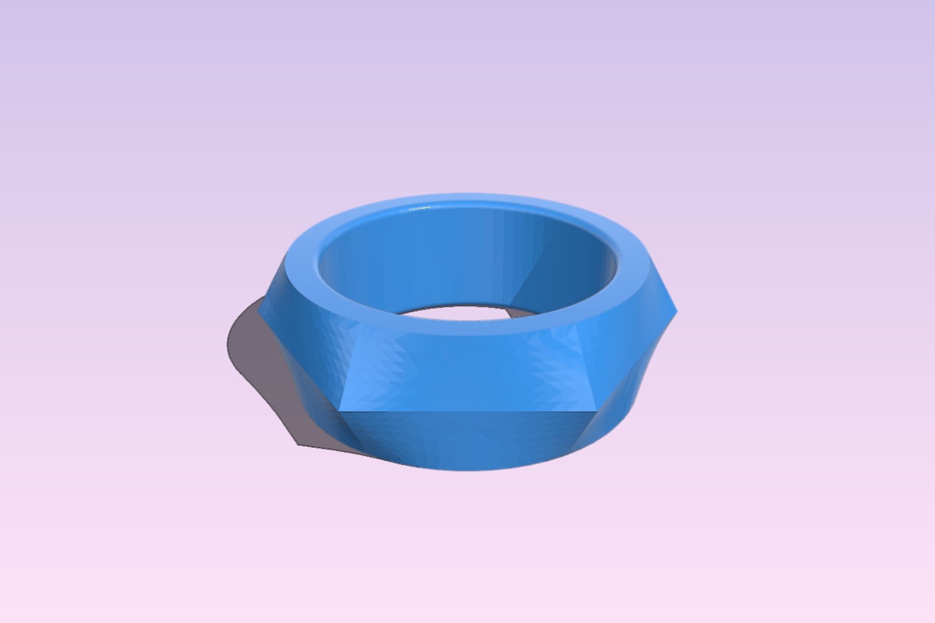 Ring with spikes