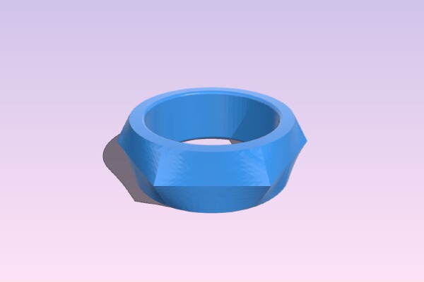 Ring with spikes | 3d print model