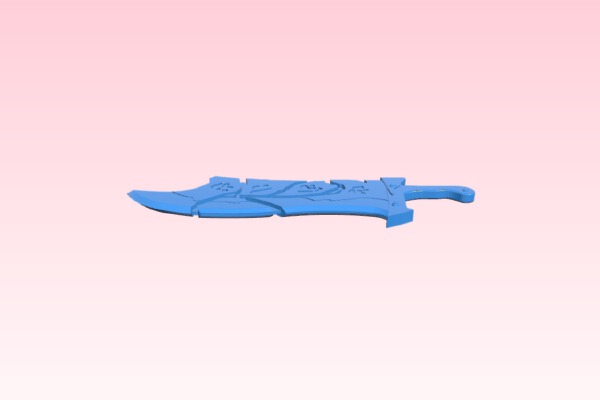League of Legends _ Riven's Sword | 3d print model