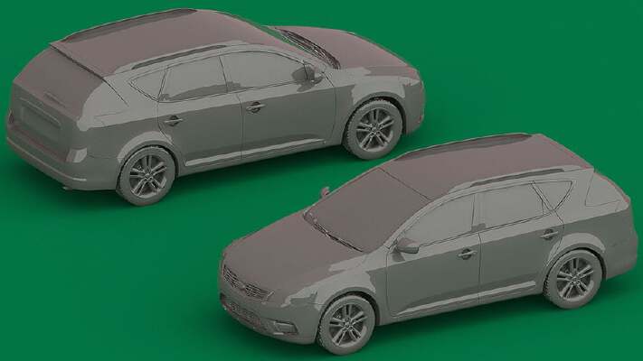 KIA Cee'd SW | 3d print model