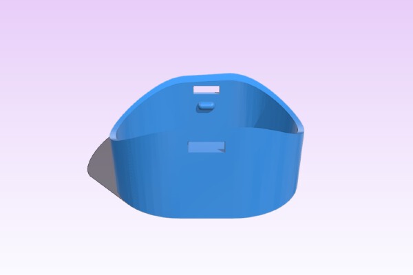 Wahoo speed sensor mount for Cannondale Lefty 60 hub | 3d print model