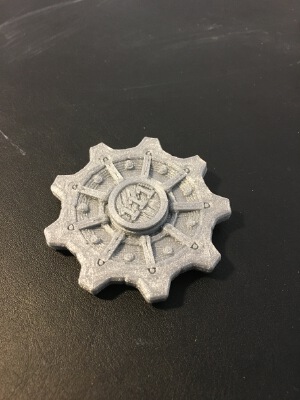 fallout vault door spinner - 625 ball bearing | 3d print model