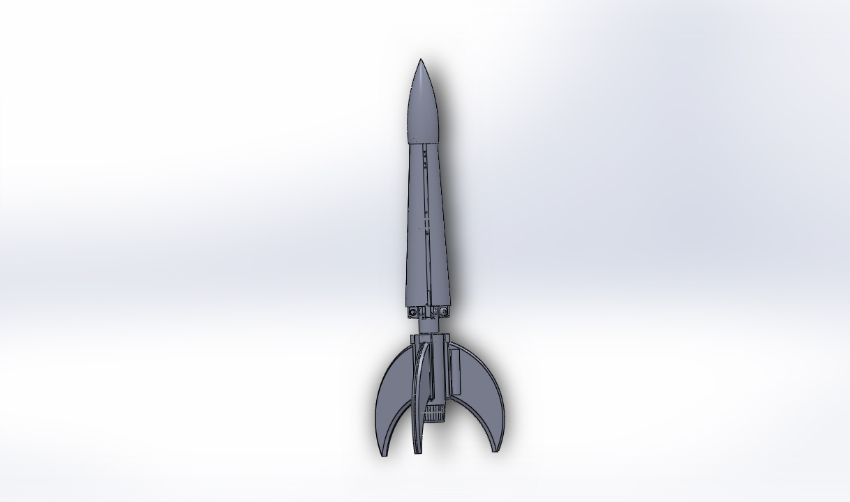 Rocket with Helicopter recovery system