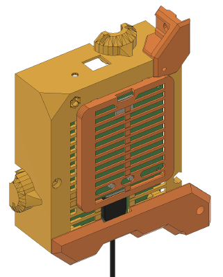 Original Prusa i3 MK3 Einsy + Raspberry Pi A+ mod | 3d print model
