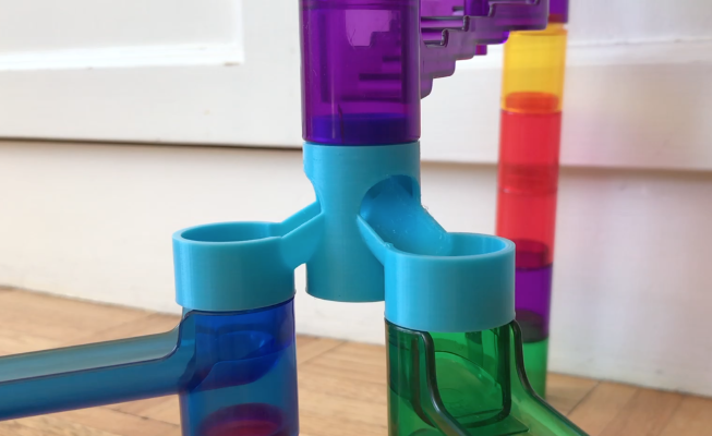 Marble Run Splitter | 3d print model