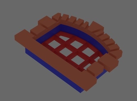 SCALEPRINT 00/H0 WINDOWS WITH STONE SURROUND WI-08 | 3d print model