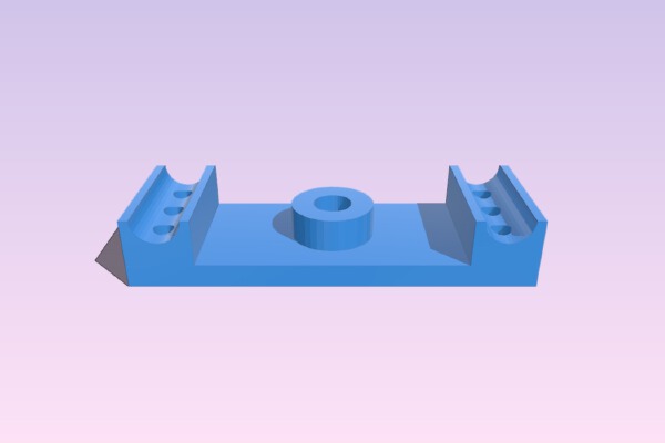 QIDI  X-MAX magnetic bed leveling indicator mount | 3d print model