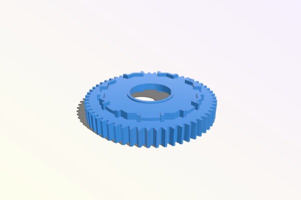 Arrma Senton 4x4 3s blx 57T SPUR GEAR (0.8MOD) | 3d print model