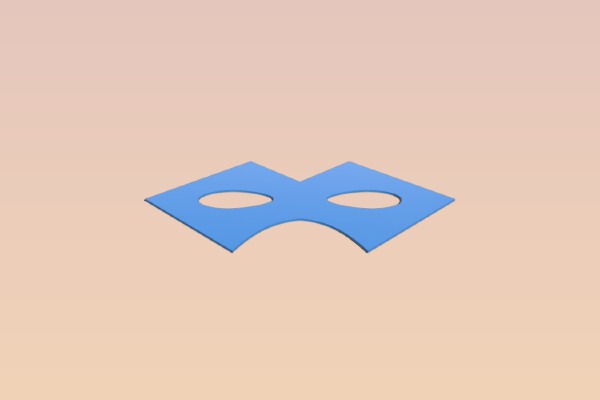 Super hero mask | 3d print model