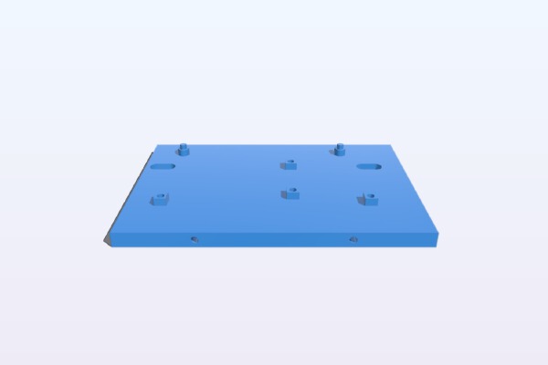 RAMPS baseplate for prusa i3 (easily removable) | 3d print model