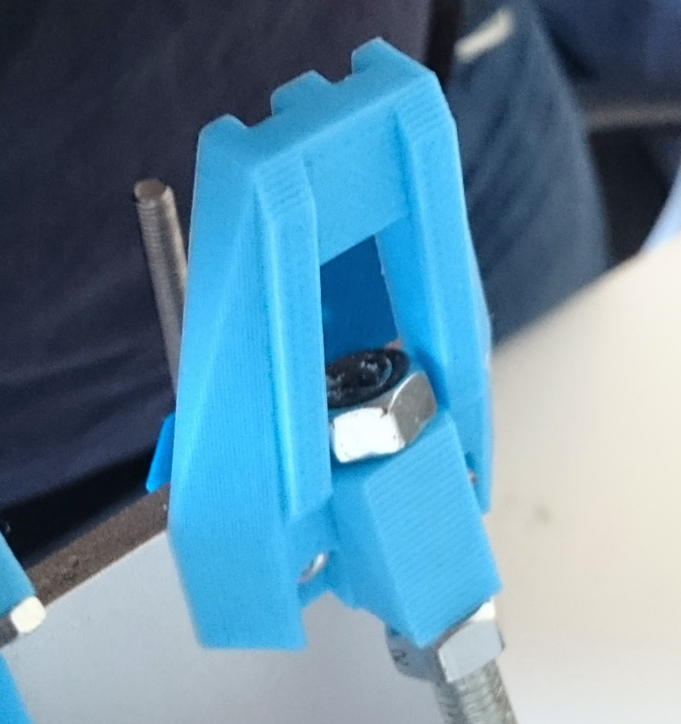 Combined Stabilizer + LCD Mount for prusa i3 rework