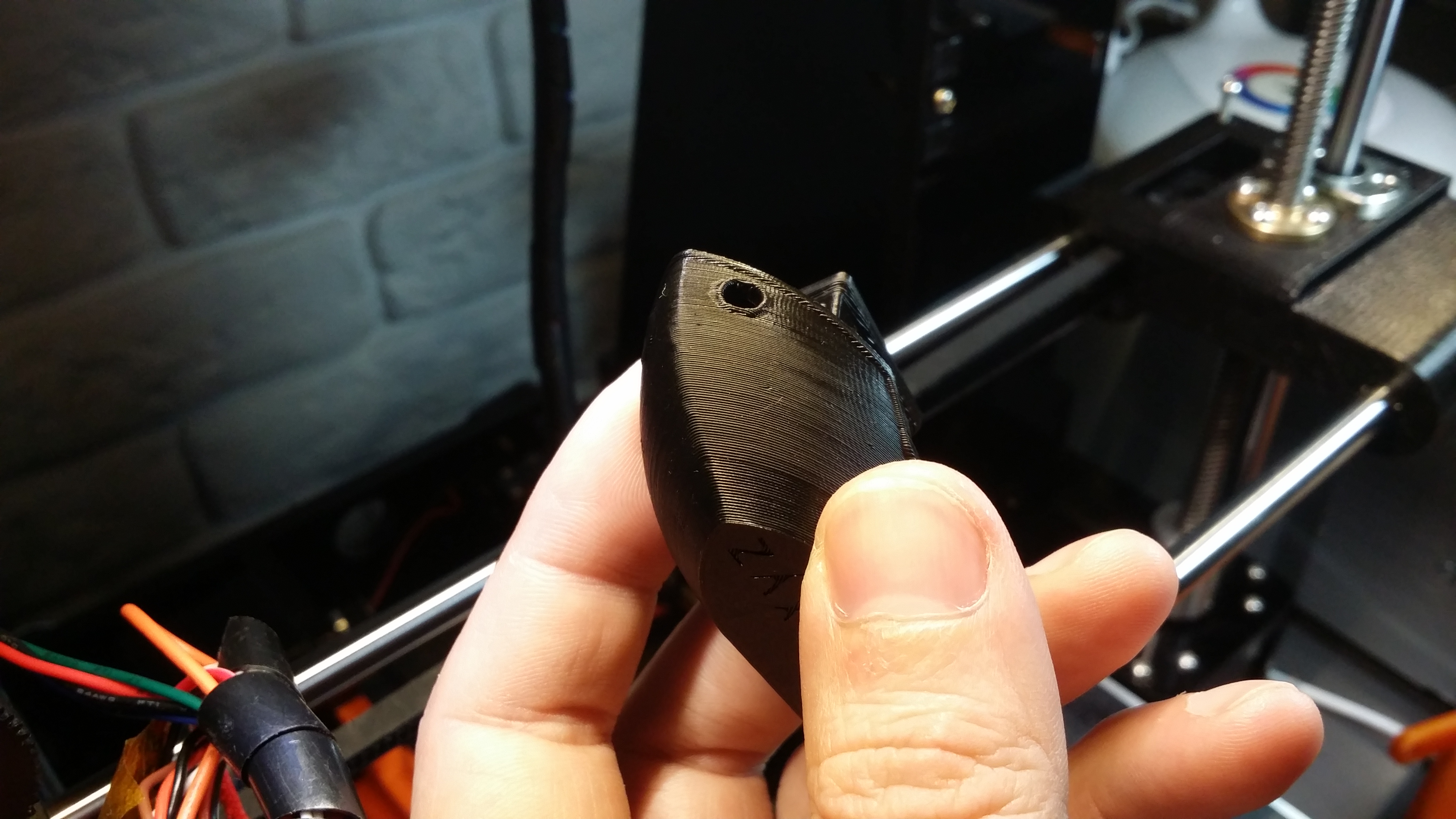Round fan duct for Anet A6 Titan mount by Xalky