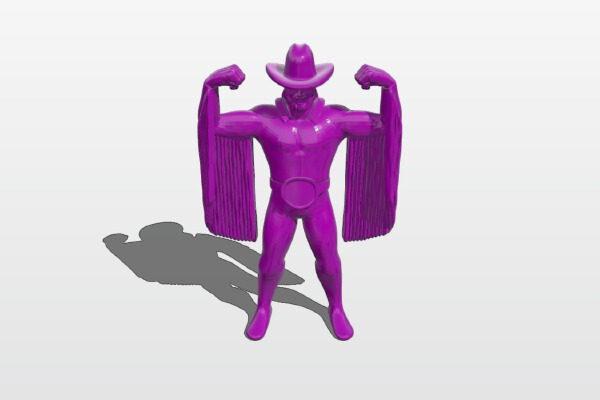 Human wrestler bard | 3d print model