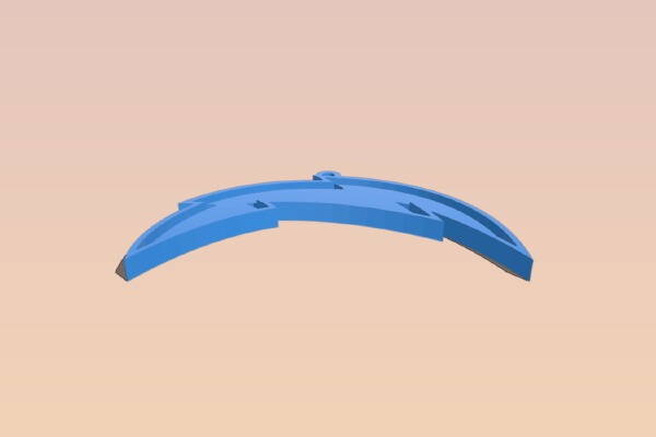 San Diego Chargers Wall Hanger | 3d print model