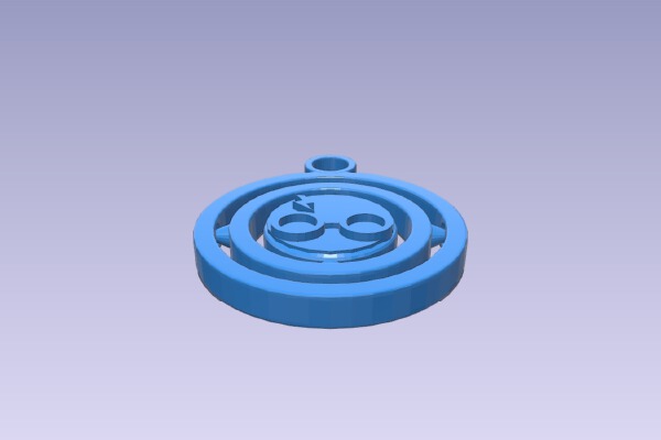 Harry Potter keyring | 3d print model