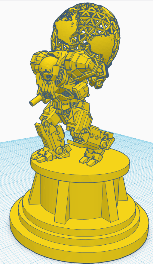 Atlas Atlas statue for FightTech