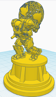 Atlas Atlas statue for FightTech | 3d print model