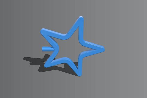 star fairy wand head | 3d print model