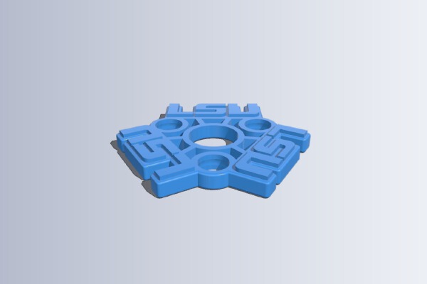 LSU Fidget Spinner - Wingnut2k #1 | 3d print model