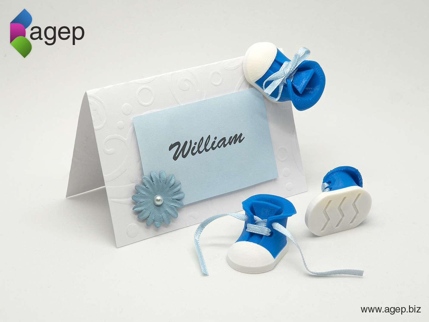 Place Card Decoration - Baby Shoe