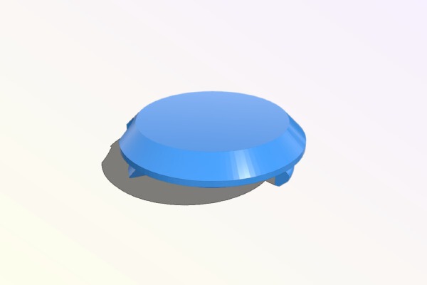 Tow hook bumper plug Smart 451 | 3d print model