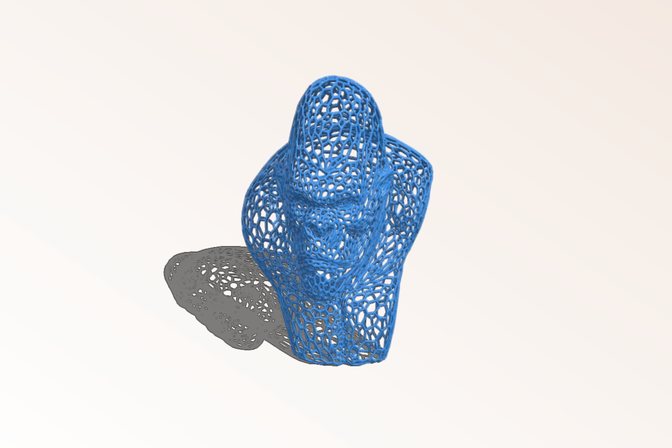 King Kong in stile Voronoi