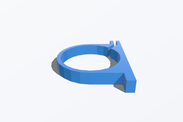 Car Amp Capacitor Bracket | 3d print model