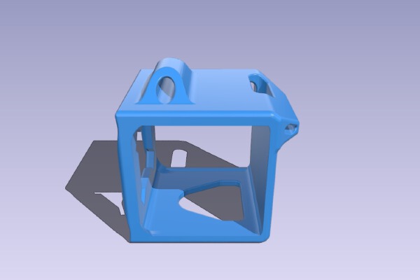 QAV-X Session Mount with Display protection | 3d print model