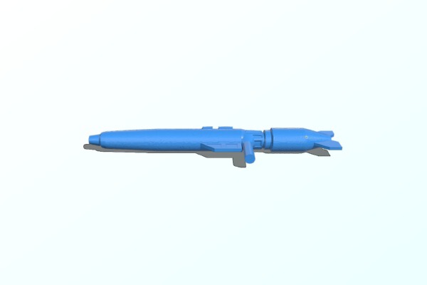 Jetfire_Robotech_Macross Gun (ReAction scale) | 3d print model