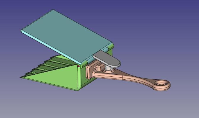 Mini pelle pour aquarium (Mini shovel for aquarium) | 3d print model