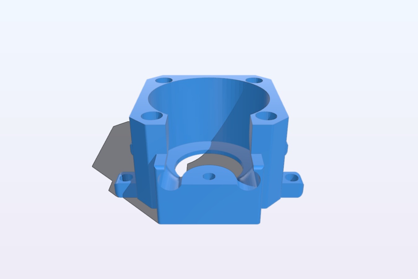Single Peristaltic Pump for NEMA 17 Stepper Through Hole 4 Point Mount