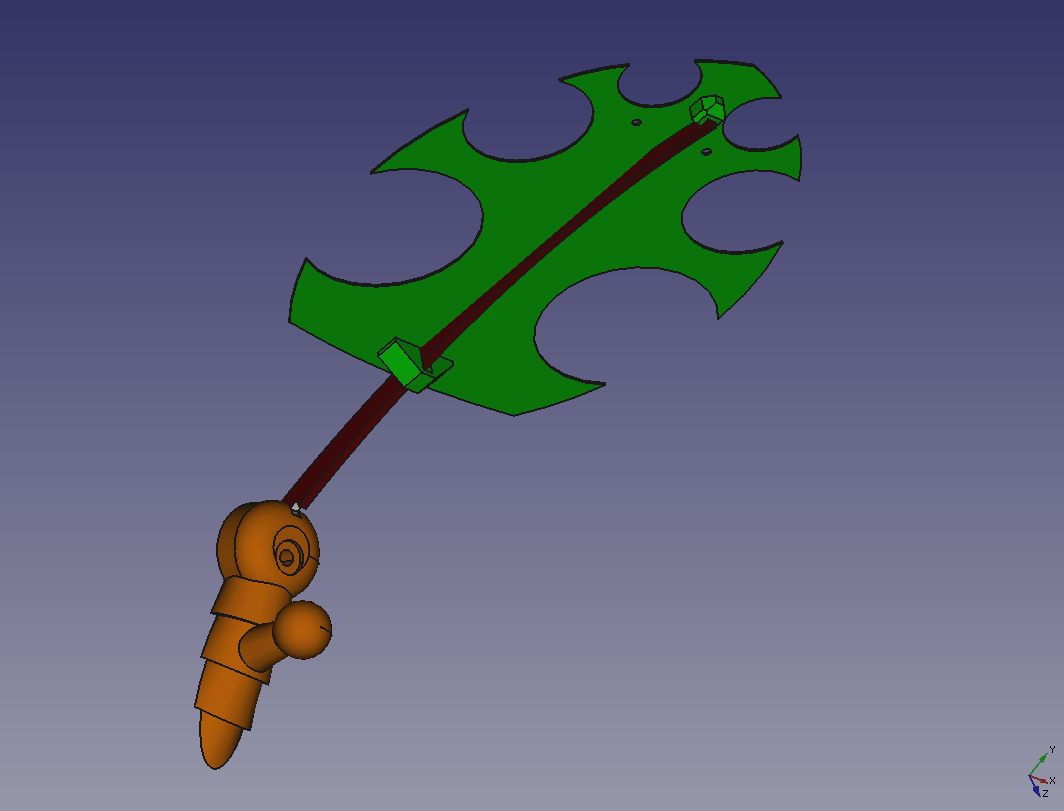 Hook with parrot