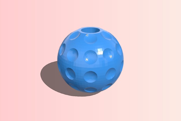Golf Mk1 Mk2 Golfball Shiftknob | 3d print model