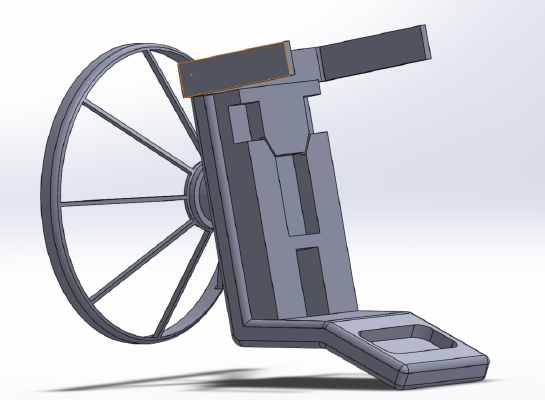Paramotor for 2.4m HK parafoil | 3d print model