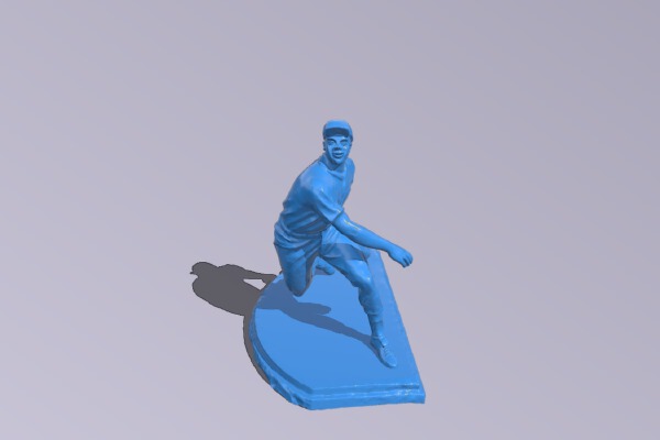 Willie Mays at the ATand T Park, San Francisco | 3d print model