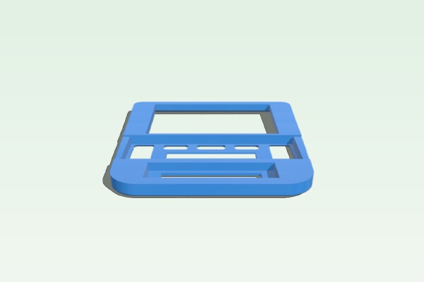 Façade 2 Din Peugeot 406 | 3d print model