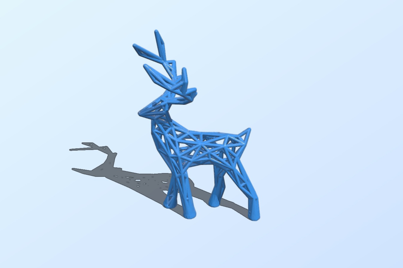 Wire-frame Holiday Deer