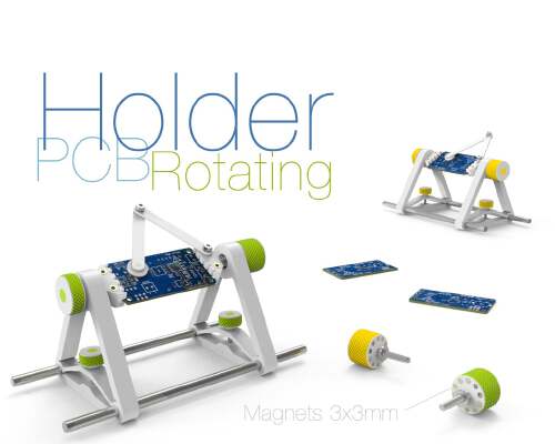 Rotating PCB Holder | 3d print model