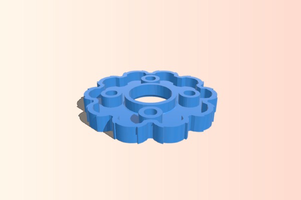 132:1 Hypcycloid gearbox for NEMA17 stepper motors | 3d print model
