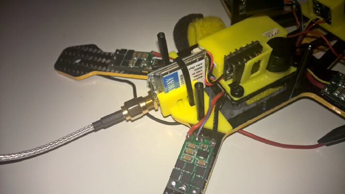AOMWAY VTX 200mw Holder for Diatone ET 160 | 3d print model