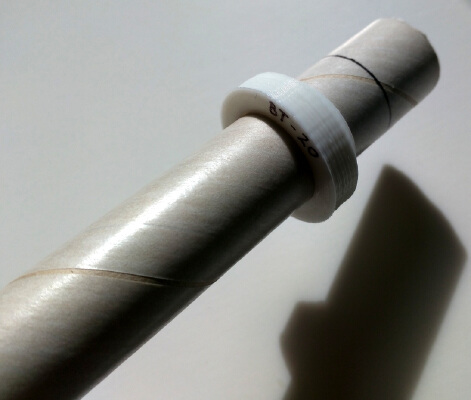 Customizable Rocket Tube Marking_Cutting Guide | 3d print model