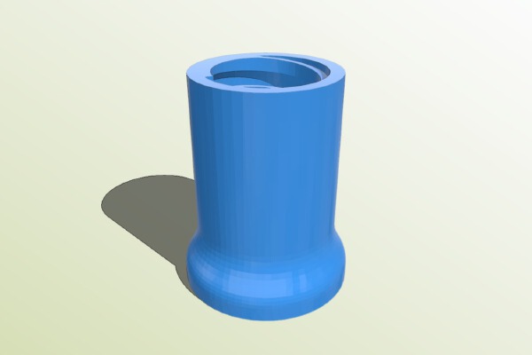 Solidoodle2 Filament Guide_Cleaner | 3d print model