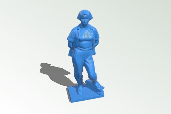A woman builder | 3d print model