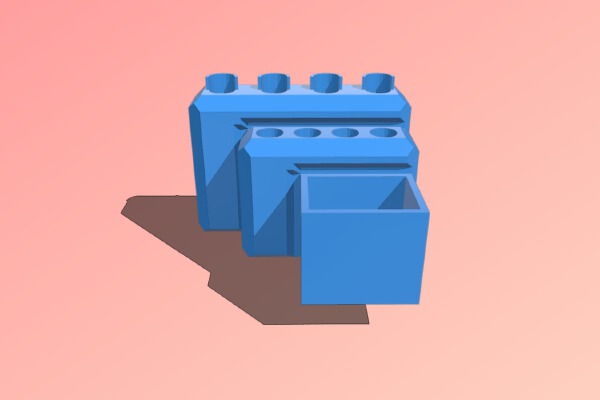 Pencil and Pen Holder | 3d print model