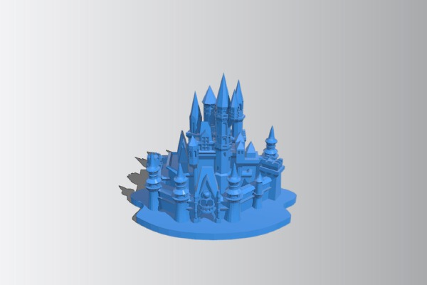 Cinderella Castle MK | 3d print model