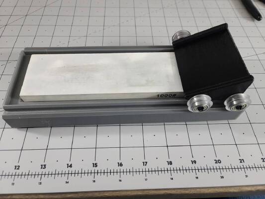 Sharpening Stone Rolling Guide | 3d print model