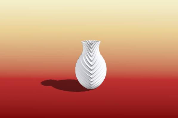 Cross Cut Spiral Vase | 3d print model
