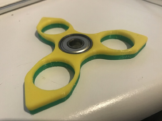 More Fidget Spinners (608 Standard Bearings) | 3d print model