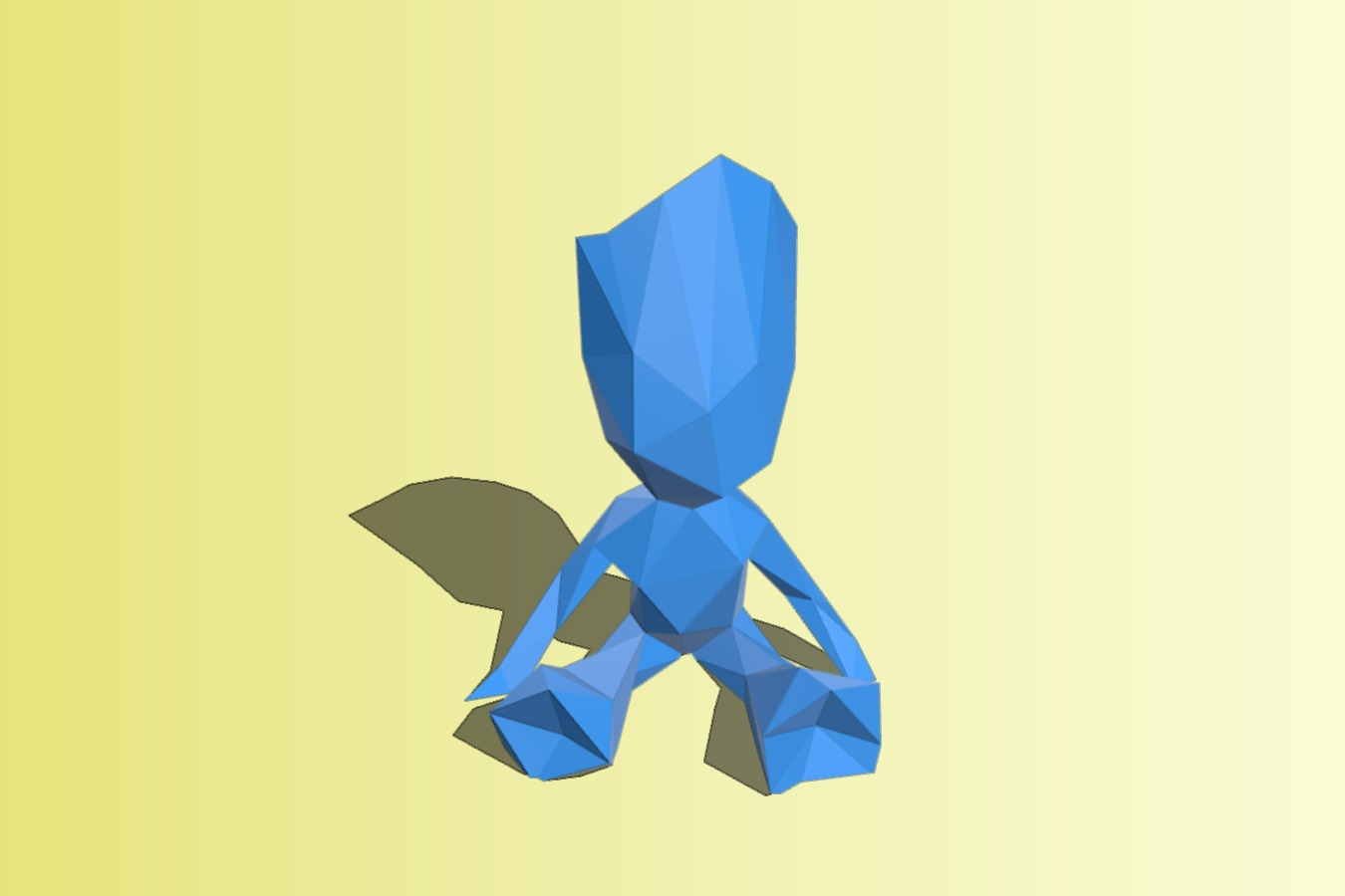 Lowest Poly Baby Groot